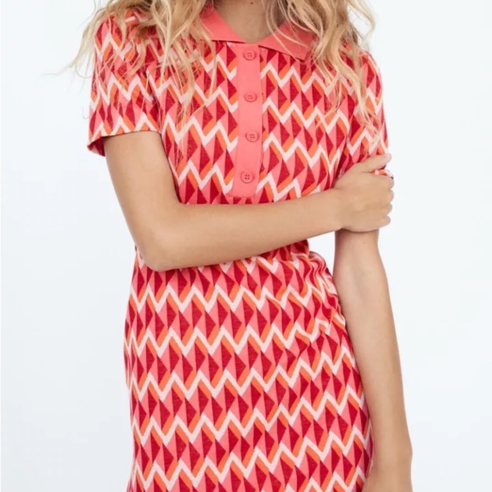 ZARA CHEVRON DRESS